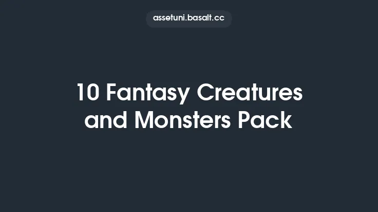 10 Fantasy Creatures and Monsters Pack Thumbnail