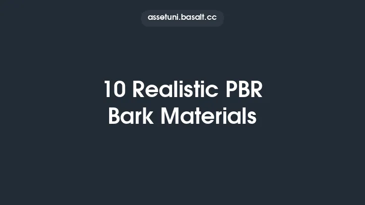 10 Realistic PBR Bark Materials Thumbnail
