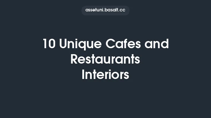 10 Unique Cafes and Restaurants Interiors Thumbnail