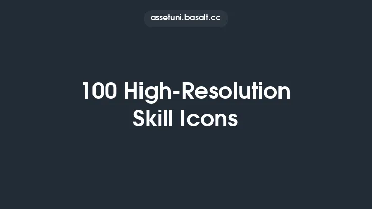 100 High-Resolution Skill Icons Thumbnail