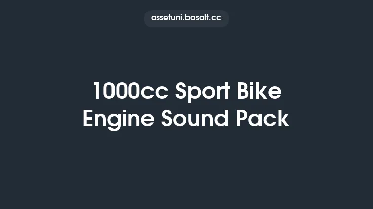 1000cc Sport Bike Engine Sound Pack Thumbnail