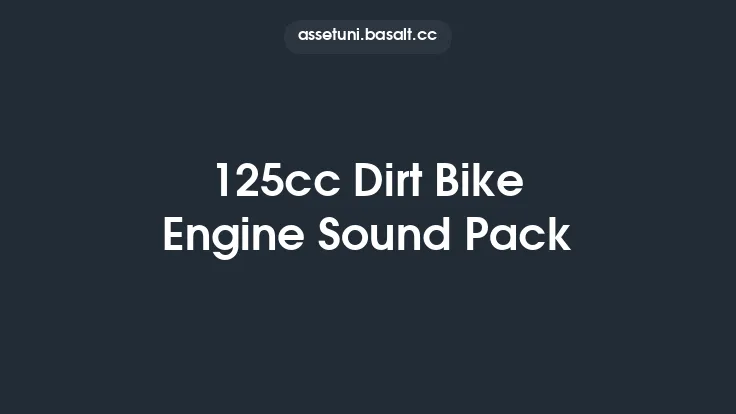 125cc Dirt Bike Engine Sound Pack Thumbnail
