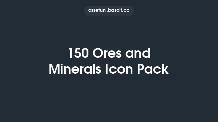 150 Ores and Minerals Icon Pack Thumbnail