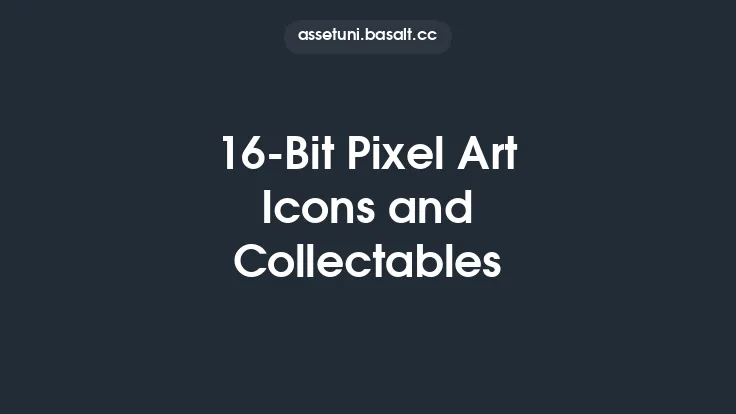 16-Bit Pixel Art Icons and Collectables Thumbnail