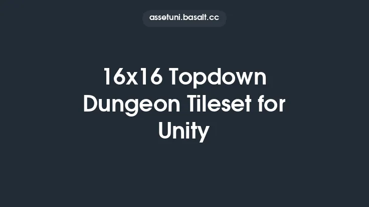 16x16 Topdown Dungeon Tileset for Unity Thumbnail