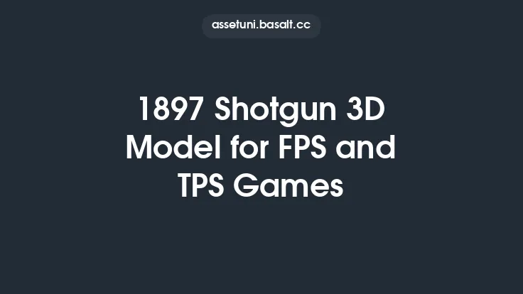 1897 Shotgun 3D Model for FPS and TPS Games Thumbnail