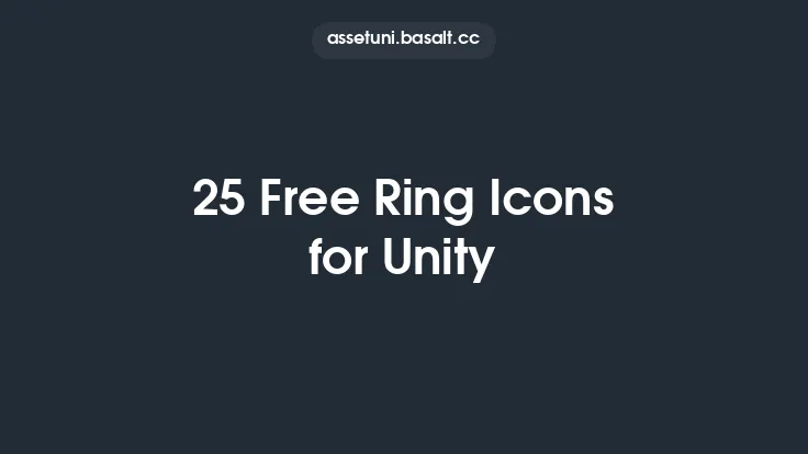 25 Free Ring Icons for Unity Thumbnail