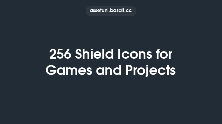 256 Shield Icons for Games and Projects Thumbnail