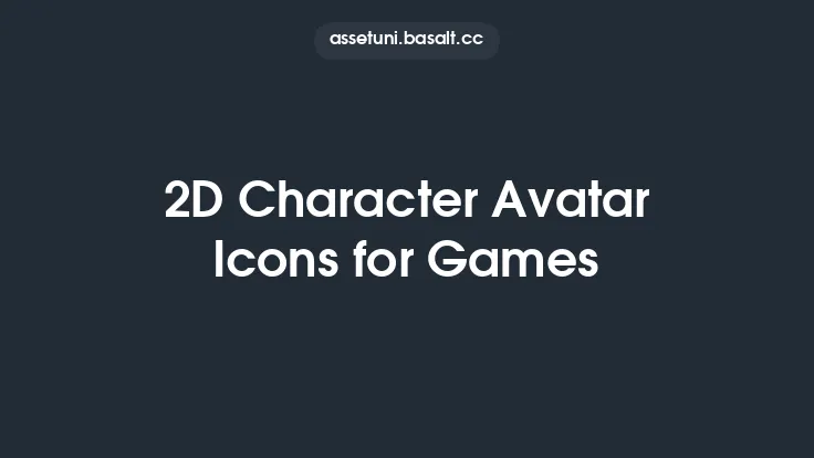 2D Character Avatar Icons for Games Thumbnail