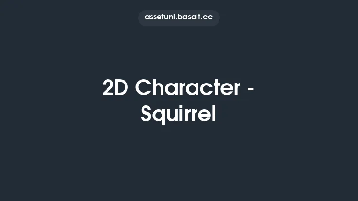 2D Character - Squirrel Thumbnail