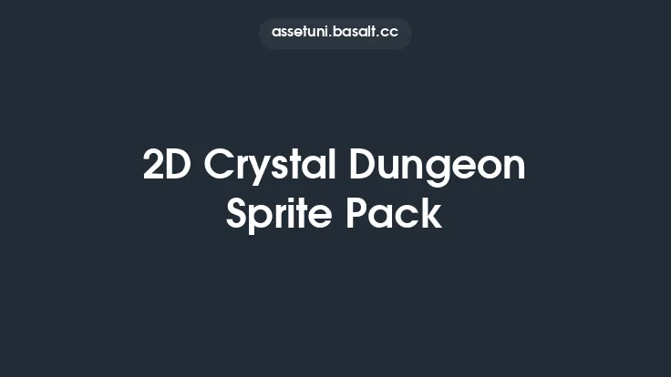 2D Crystal Dungeon Sprite Pack Thumbnail