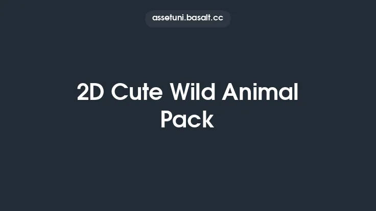 2D Cute Wild Animal Pack Thumbnail
