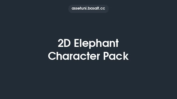 2D Elephant Character Pack Thumbnail