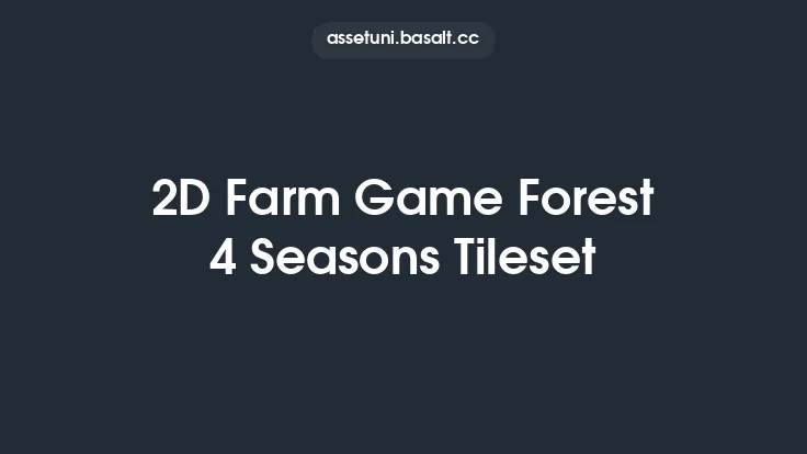 2D Farm Game Forest 4 Seasons Tileset Thumbnail
