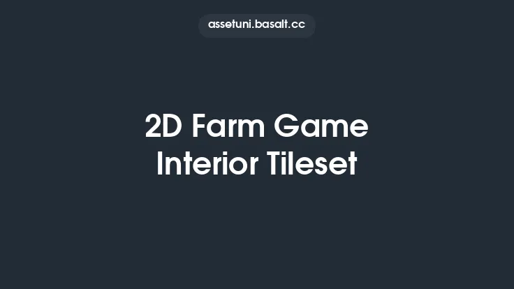 2D Farm Game Interior Tileset Thumbnail