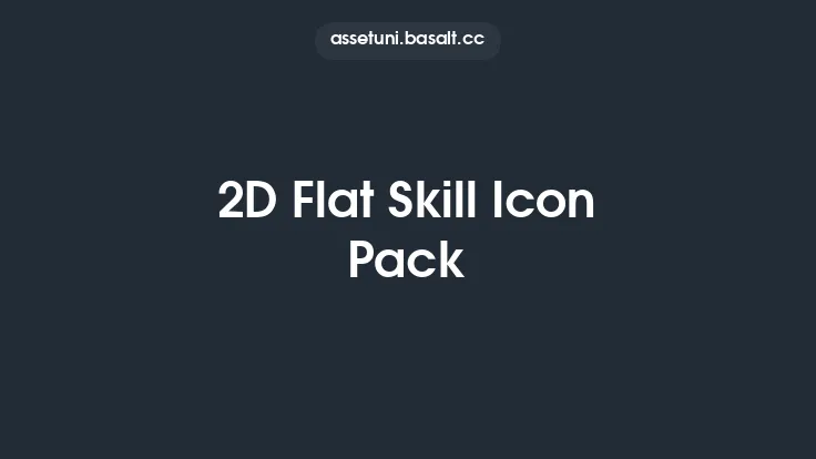 2D Flat Skill Icon Pack Thumbnail