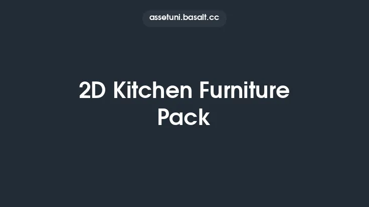 2D Kitchen Furniture Pack Thumbnail