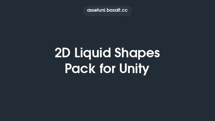2D Liquid Shapes Pack for Unity Thumbnail