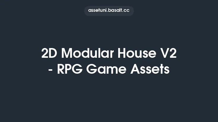 2D Modular House V2 - RPG Game Assets Thumbnail