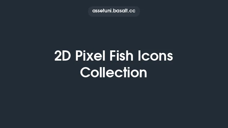 2D Pixel Fish Icons Collection Thumbnail