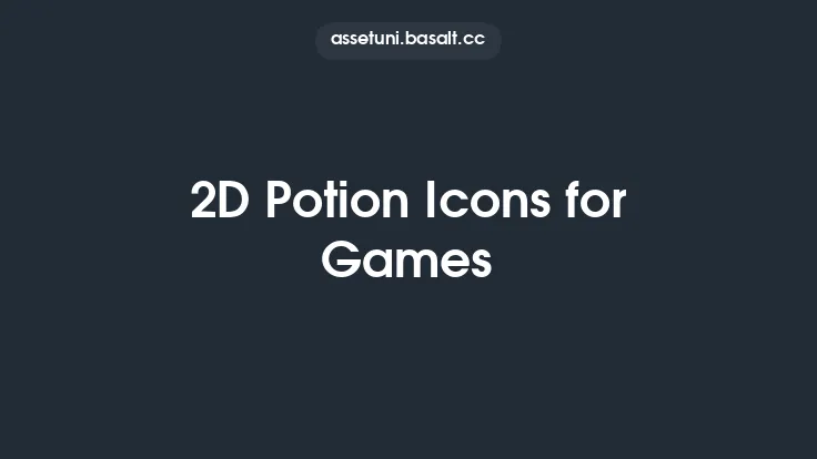 2D Potion Icons for Games Thumbnail