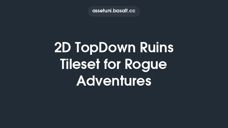 2D TopDown Ruins Tileset for Rogue Adventures Thumbnail