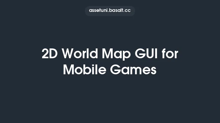 2D World Map GUI for Mobile Games Thumbnail