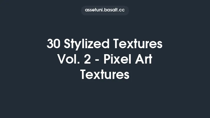 30 Stylized Textures Vol. 2 - Pixel Art Textures Thumbnail