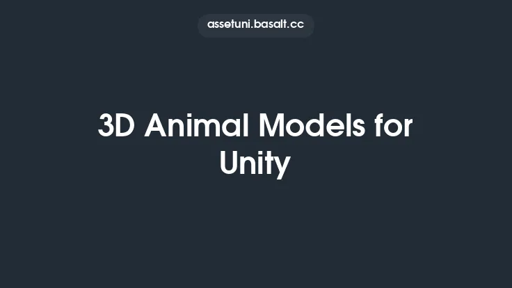 3D Animal Models for Unity Thumbnail