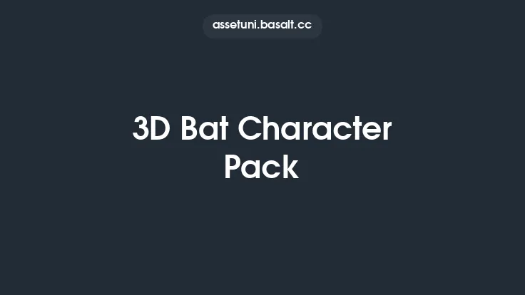 3D Bat Character Pack Thumbnail