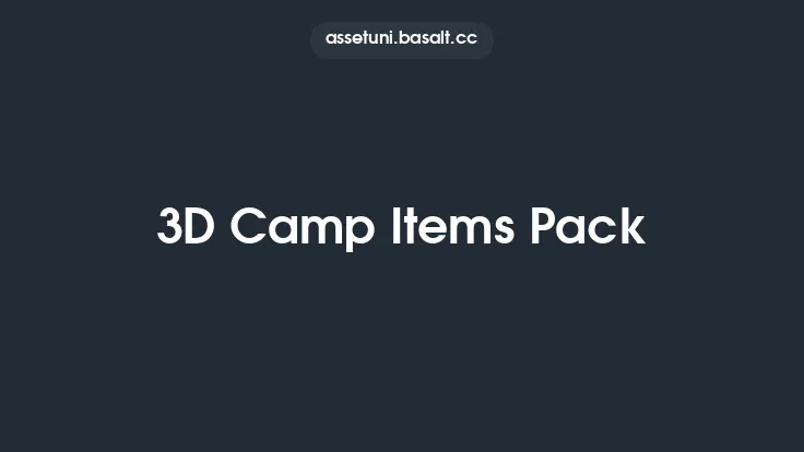 3D Camp Items Pack Thumbnail