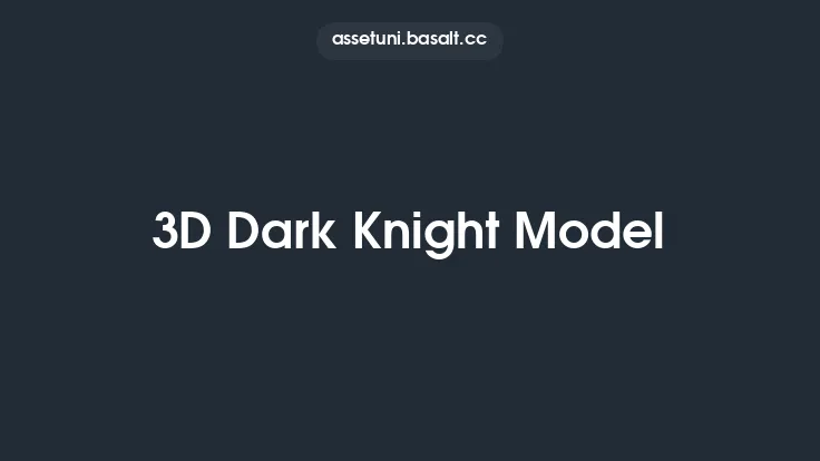 3D Dark Knight Model Thumbnail