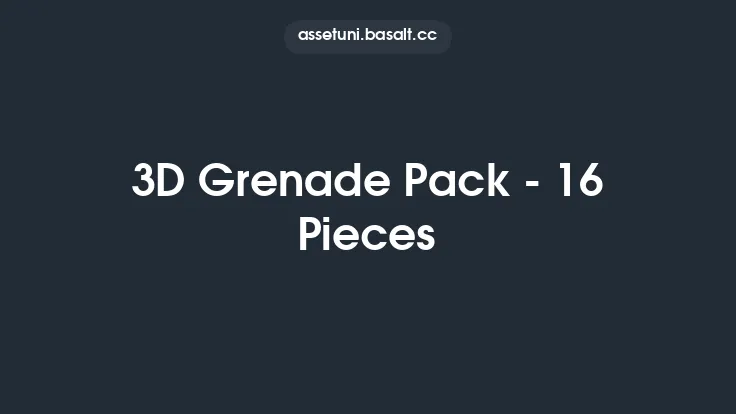 3D Grenade Pack - 16 Pieces Thumbnail