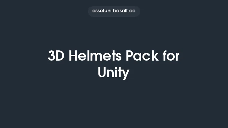 3D Helmets Pack for Unity Thumbnail