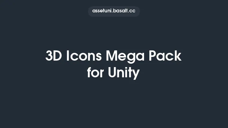 3D Icons Mega Pack for Unity Thumbnail