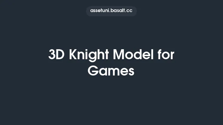 3D Knight Model for Games Thumbnail