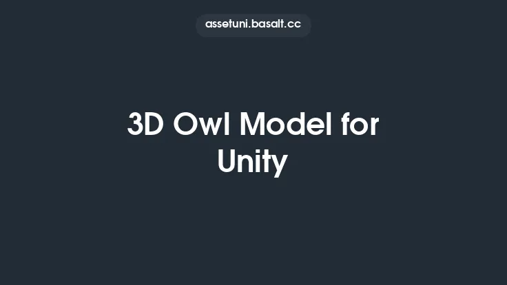 3D Owl Model for Unity Thumbnail