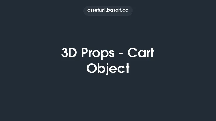 3D Props - Cart Object Thumbnail