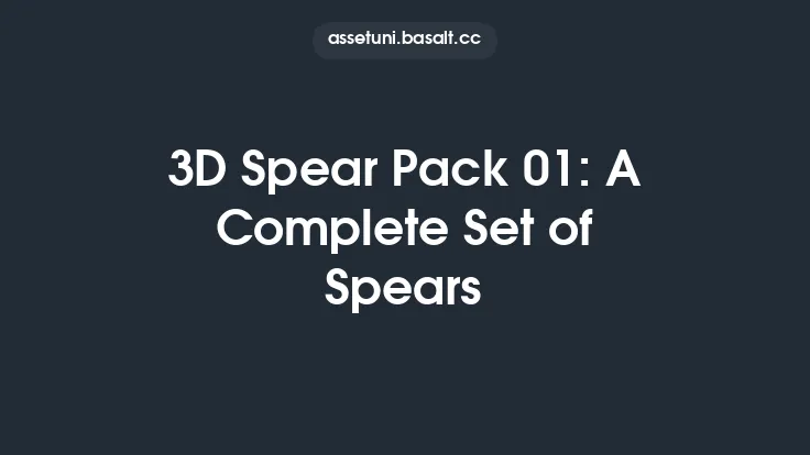 3D Spear Pack 01: A Complete Set of Spears Thumbnail