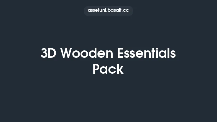 3D Wooden Essentials Pack Thumbnail