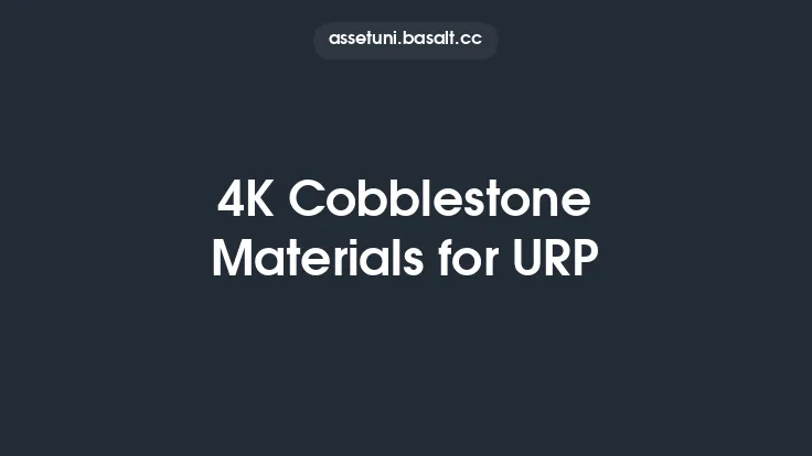 4K Cobblestone Materials for URP Thumbnail