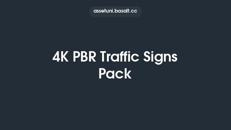 4K PBR Traffic Signs Pack Thumbnail