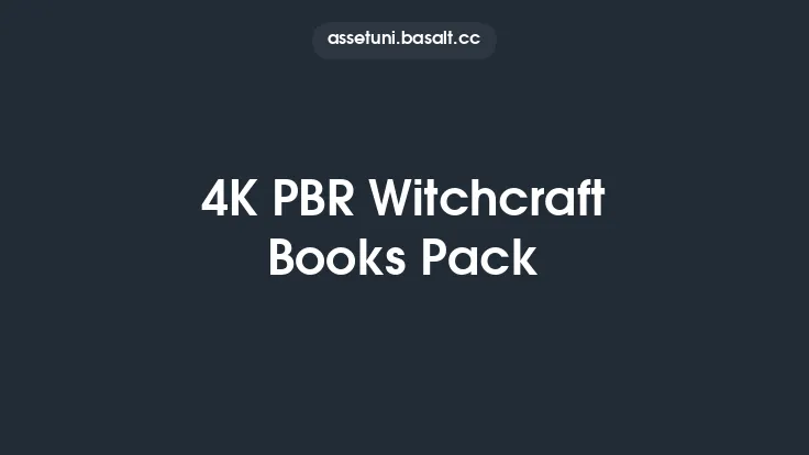 4K PBR Witchcraft Books Pack Thumbnail