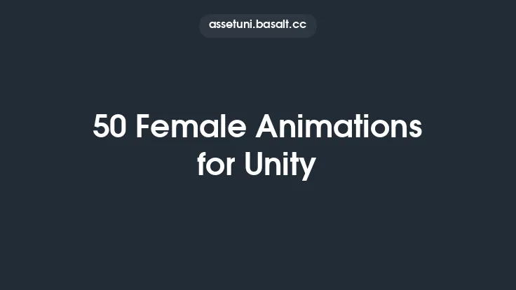 50 Female Animations for Unity Thumbnail