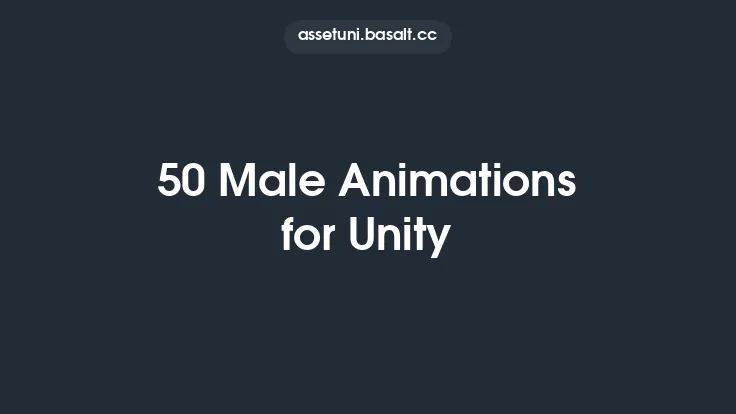 50 Male Animations for Unity Thumbnail