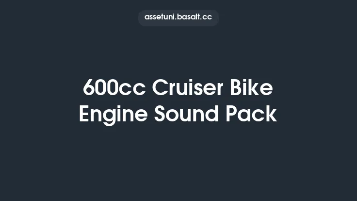 600cc Cruiser Bike Engine Sound Pack Thumbnail