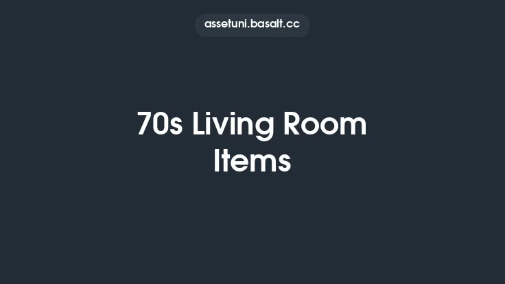 70s Living Room Items Thumbnail