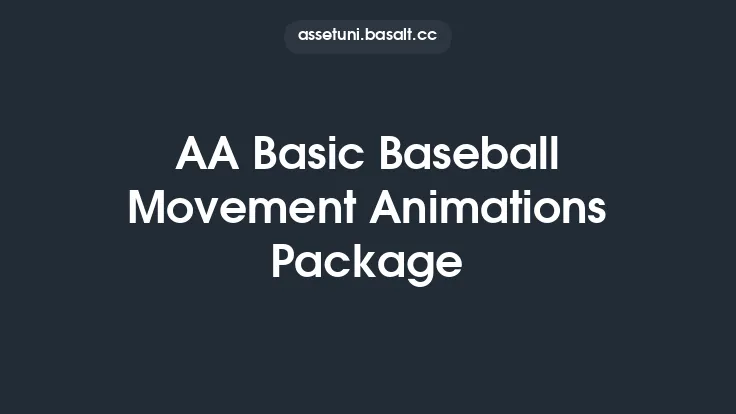 AA Basic Baseball Movement Animations Package Thumbnail
