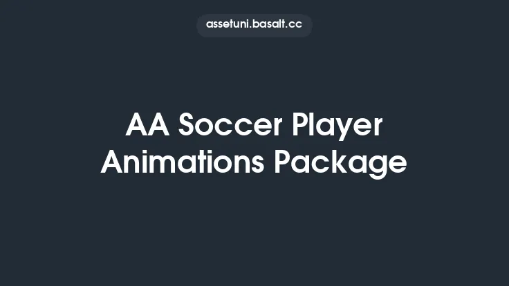 AA Soccer Player Animations Package Thumbnail
