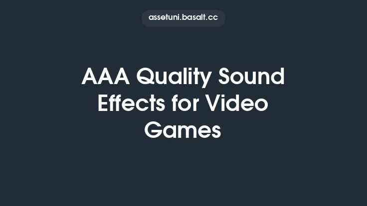 AAA Quality Sound Effects for Video Games Thumbnail